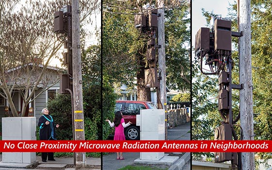 No Close Proximity Microwave Radiating Antennas in Neighborhoods